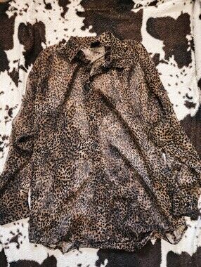 WOMEN'S 80'S/90'S SHEER BLOUSE - MULTI